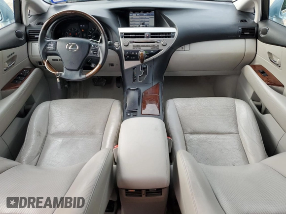 2012 Lexus RX 350 with VIN 2T2ZK1BA0CC074845, listed as a Copart auction lot 53956635 with 206,838 mi miles and Salvage Title. Bid and sale history available at DreamBid. Image 8.