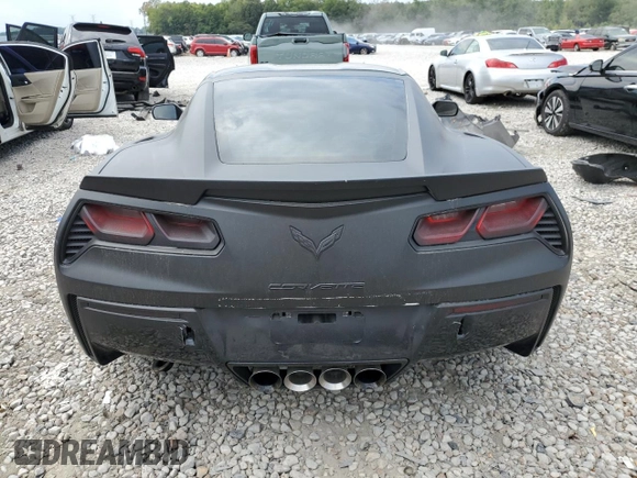 2016 Chevrolet Corvette 2LT with VIN 1G1YD2D74G5104720, listed as a Copart auction lot 70192474 with 34,686 mi miles and Salvage Title. Bid and sale history available at carsss.com. Image 6.