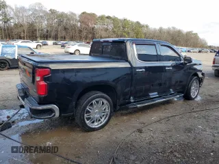 2021 Chevrolet Silverado 1500 LTZ with VIN 3GCUYGED2MG400206, listed as a Copart auction lot 44011685 with 52,249 mi miles and Salvage Title. Bid and sale history available at DreamBid. Image 3.
