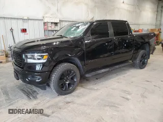 2020 Ram 1500 Big Horn with VIN 1C6SRFFT7LN274572, listed as a Copart auction lot 58700505 with 127,184 mi miles and Salvage title. Bid and sale history available at DreamBid. Image 1.