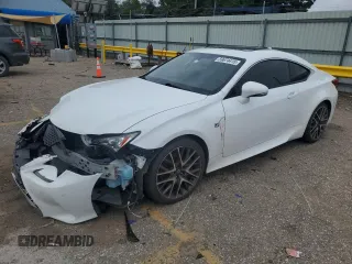 2015 Lexus RC 350 F Sport with VIN JTHHE5BC8F5006664, listed as a Copart auction lot 59674415 with 65,013 mi miles and Salvage title. Bid and sale history available at DreamBid. Image 1.