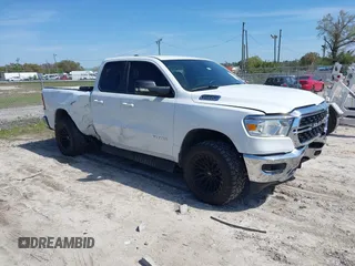 2022 Ram 1500 Big Horn with VIN 1C6RREBT9NN260965, listed as a IAAI auction lot 41686305 with 77,843 mi miles and . Bid and sale history available at DreamBid. Image 1.