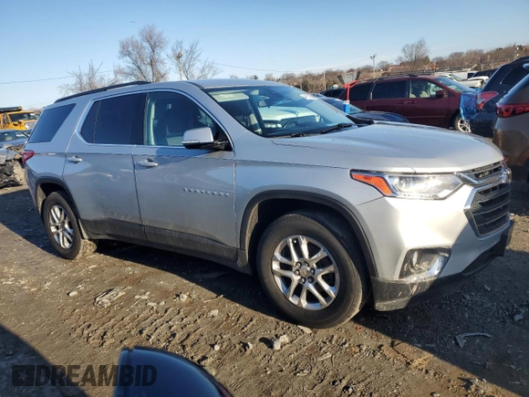 2020 Chevrolet Traverse LT Cloth with VIN 1GNEVMKW6LJ199884, listed as a Copart auction lot 44105835 with 74,651 mi miles and Salvage Title. Bid and sale history available at DreamBid. Image 4.