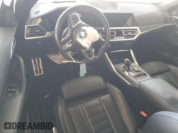 2022 BMW 4 Series M440i with VIN WBA53AT09NCK27186, listed as a Copart auction lot 59896085 with Not provided miles and Non repairable. Bid and sale history available at DreamBid. Image 8.