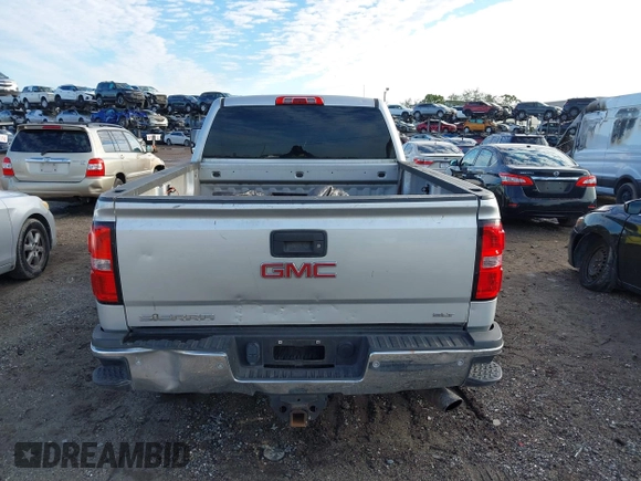 2015 GMC Sierra 2500HD available WiFi SLT with VIN 1GT12ZEG7FF167096, listed as a IAAI auction lot 41408317 with 152,969 mi miles. Bid and sale history available at carsss.com. Image 16.