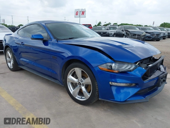 2018 Ford Mustang GT z VIN 1FA6P8CF6J5103891, wystawiony jako IAAI lot #42088550 z przebiegiem 64 530 mil mil oraz . Historia ofert i sprzedaży dostępna na DreamBid. Obrazek 1.