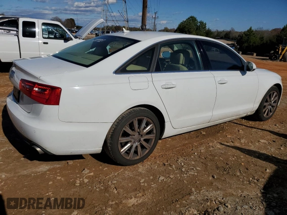 2014 Audi A6 Premium Plus with VIN WAUDFAFC2EN036206, listed as a Copart auction lot 81627124 with 96,669 mi miles and Salvage title. Bid and sale history available at DreamBid. Image 3.