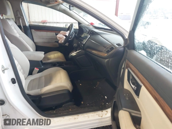 2019 Honda CR-V EX with VIN 2HKRW2H56KH641449, listed as a IAAI auction lot 41762860 with 181,557 mi miles and . Bid and sale history available at DreamBid. Image 5.