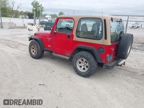 1998 Jeep Wrangler Sport with VIN 1J4FY19SXWP751159, listed as a IAAI auction lot 42195091 with 155,996 mi miles and . Bid and sale history available at DreamBid. Image 3.