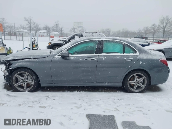 2017 Mercedes-Benz C 300 with VIN 55SWF4KB3HU215771, listed as a IAAI auction lot 41229717 with 66,676 mi miles and . Bid and sale history available at DreamBid. Image 14.