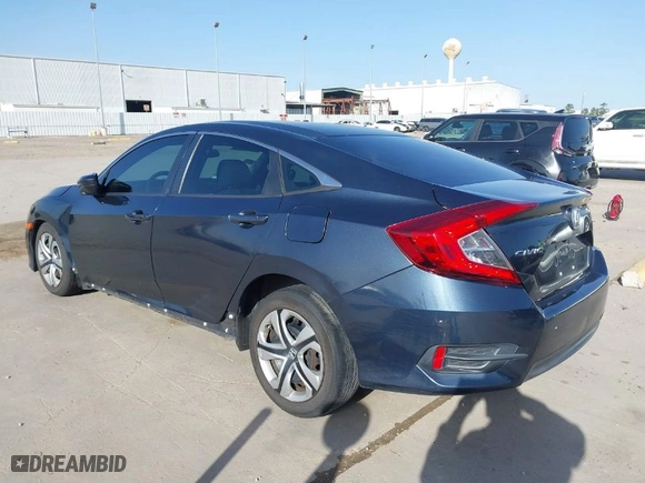 2017 Honda Civic Sedan LX with VIN 19XFC2F55HE075957, listed as a IAAI auction lot 41713041 with 61,538 mi miles. Bid and sale history available at carsss.com. Image 3.