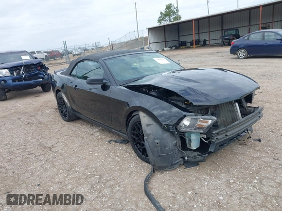 2012 Ford Mustang V6 with VIN 1ZVBP8EM2C5286789, listed as a IAAI auction lot 41558181 with 162,287 mi miles and . Bid and sale history available at carsss.com. Image 1.