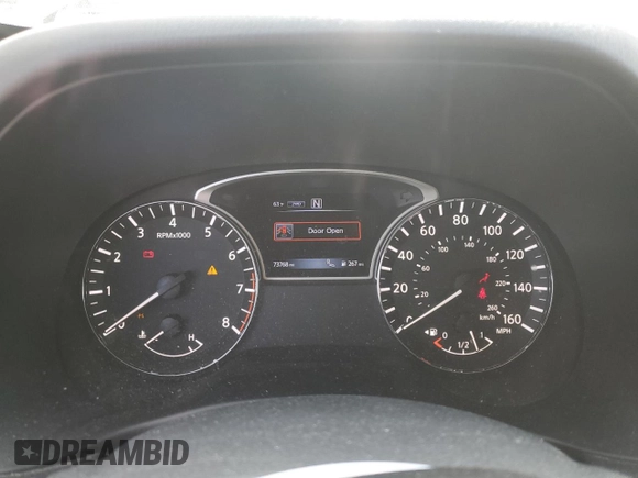 2017 Nissan Pathfinder SL with VIN 5N1DR2MM9HC642366, listed as a Copart auction lot 50877595 with 73,768 mi miles and Salvage Title. Bid and sale history available at DreamBid. Image 9.