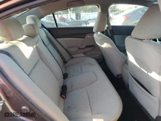 2015 Honda Civic Sedan LX with VIN 2HGFB2F52FH549143, listed as a Copart auction lot 52337485 with 194,936 mi miles and Salvage Title. Bid and sale history available at carsss.com. Image 10.