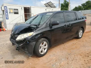 2014 Toyota Sienna L with VIN 5TDZK3DC6ES422687, listed as a Copart auction lot 58759725 with Not provided miles and Salvage title. Bid and sale history available at DreamBid. Image 1.