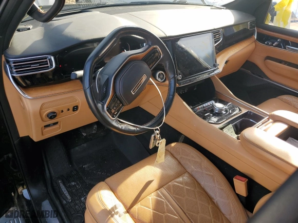 2022 Jeep Grand Wagoneer Series III with VIN 1C4SJVGJ9NS112597, listed as a Copart auction lot 74935494 with 30,594 mi miles and Salvage Title. Bid and sale history available at carsss.com. Image 8.