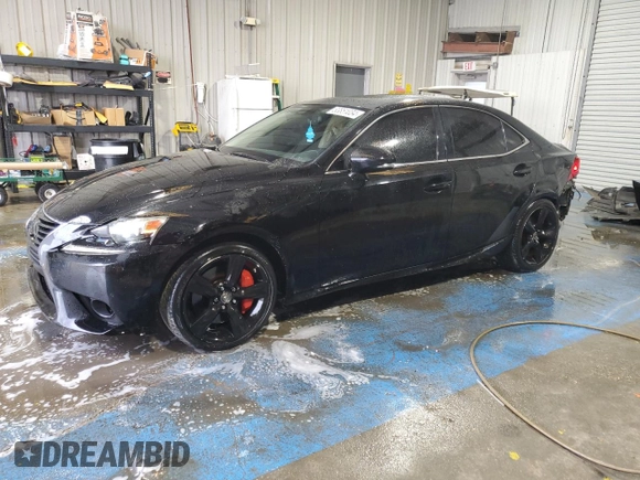2015 Lexus IS 350 with VIN JTHBE1D23F5019809, listed as a Copart auction lot 83851034 with 109,250 mi miles and Salvage title. Bid and sale history available at DreamBid. Image 1.