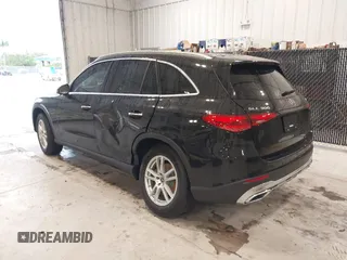 2025 Mercedes-Benz GLC with VIN W1NKM4HB8SF291642, listed as a IAAI auction lot 41397382 with 209 mi miles. Bid and sale history available at carsss.com. Image 3.