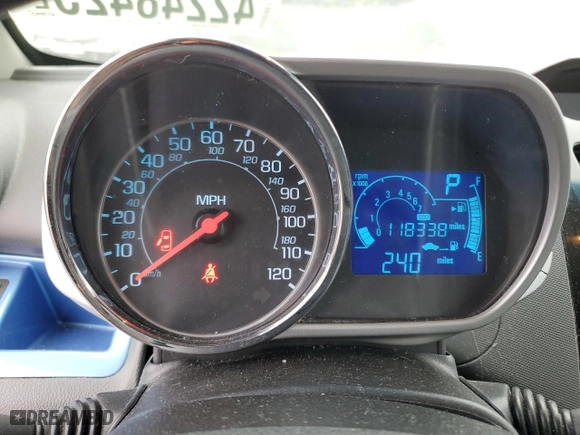 2013 Chevrolet Spark LT with VIN KL8CD6S96DC506381, listed as a Copart auction lot 42248425 with 118,338 mi miles and Salvage Title. Bid and sale history available at carsss.com. Image 9.