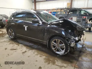 2014 Infiniti QX50 Journey with VIN JN1BJ0HR8EM190268, listed as a Copart auction lot 43971245 with 121,519 mi miles and Salvage Title. Bid and sale history available at carsss.com. Image 4.