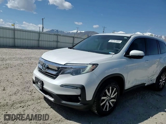 2021 Honda Pilot EX-L with VIN 5FNYF6H5XMB007730, listed as a Copart auction lot 53751955 with 71,097 mi miles and Salvage Title. Bid and sale history available at DreamBid. Image 13.