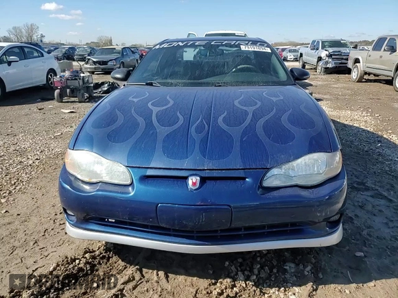 2003 Chevrolet Monte Carlo SS with VIN 2G1WX12K939346416, listed as a Copart auction lot 79191894 with 155,441 mi miles and Salvage Title. Bid and sale history available at carsss.com. Image 10.