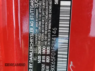 2001 Mercedes-Benz SLK 230/320 z VIN WDBKK65F01F214146, wystawiony jako Copart lot #53469645 z przebiegiem 88 119 mil mil oraz Szkody całkowita. Historia ofert i sprzedaży dostępna na DreamBid. Obrazek 14.