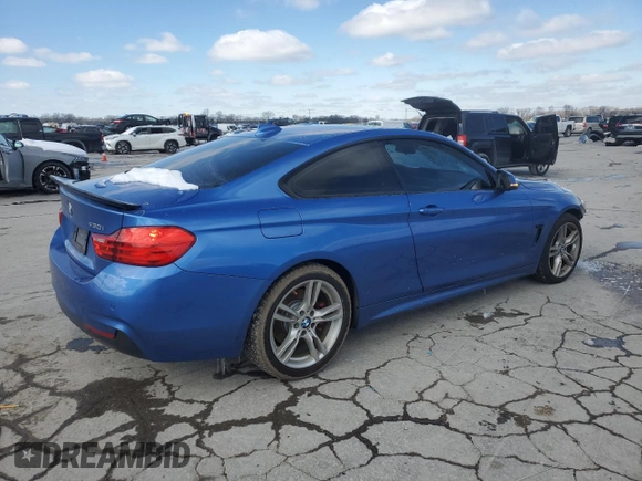 2017 BMW 4 Series 430i with VIN WBA4R7C59HK679917, listed as a Copart auction lot 46194895 with 89,625 mi miles and Salvage Title. Bid and sale history available at DreamBid. Image 3.