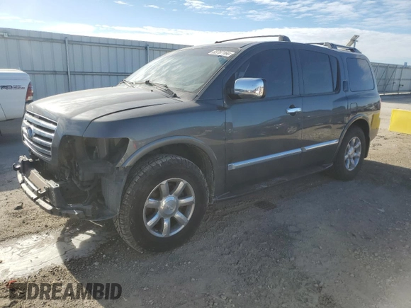 2007 Infiniti QX56 with VIN 5N3AA08C27N806356, listed as a Copart auction lot 83787164 with 303,856 mi miles and Salvage Title. Bid and sale history available at carsss.com. Image 1.