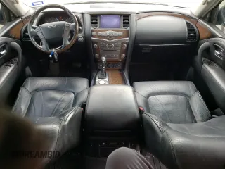 2013 Infiniti QX56 with VIN JN8AZ2NF2D9530785, listed as a Copart auction lot 41306444 with 148,029 mi miles and Salvage Title. Bid and sale history available at carsss.com. Image 8.