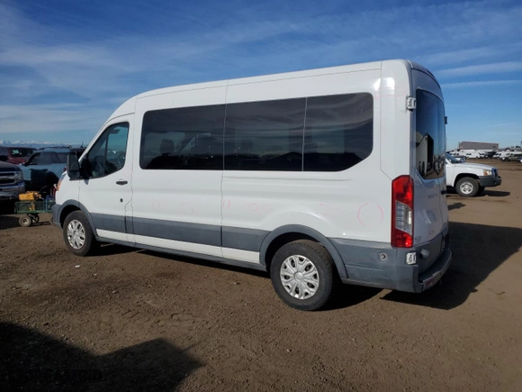 2016 Ford Transit Wagon XL with VIN 1FBAX2CG2GKA32214, listed as a Copart auction lot 83233634 with 95,716 mi miles and Salvage Title. Bid and sale history available at carsss.com. Image 2.