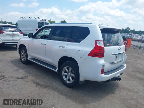 2011 Lexus GX 460 with VIN JTJBM7FX4B5034021, listed as a IAAI auction lot 42643644 with 176,604 mi miles and . Bid and sale history available at DreamBid. Image 3.