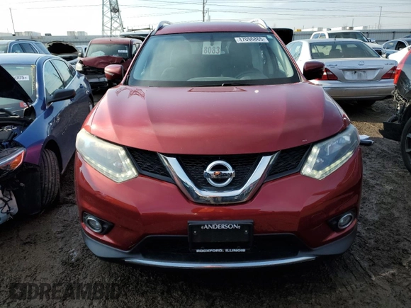 2016 Nissan Rogue SV with VIN KNMAT2MV3GP656594, listed as a Copart auction lot 47096865 with 113,104 mi miles and Salvage Title. Bid and sale history available at carsss.com. Image 5.