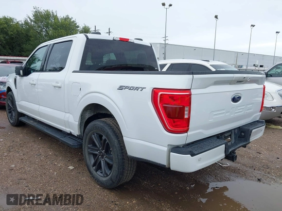 2023 Ford F-150 XL with VIN 1FTEW1C5XPFC56753, listed as a IAAI auction lot 42474925 with 37,614 mi miles and . Bid and sale history available at DreamBid. Image 3.