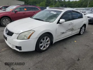 2008 Nissan Maxima SE with VIN 1N4BA41E78C805081, listed as a Copart auction lot 58523885 with 134,914 mi miles and Salvage title. Bid and sale history available at DreamBid. Image 1.