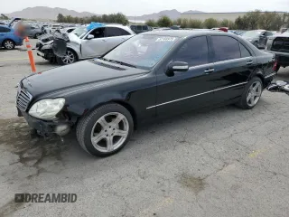 2004 Mercedes-Benz S 320/430/500 with VIN WDBNG75J14A421509, listed as a Copart auction lot 51168975 with 151,448 mi miles and Salvage title. Bid and sale history available at DreamBid. Image 1.