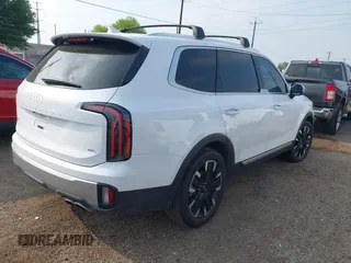 2024 Kia Telluride SX Prestige X-Pro with VIN 5XYP5DGC0RG511416, listed as a IAAI auction lot 41927458 with 7,206 mi miles and . Bid and sale history available at DreamBid. Image 4.