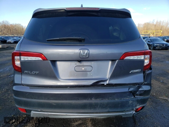 2022 Honda Pilot EX-L with VIN 5FNYF6H55NB023156, listed as a Copart auction lot 52269325 with 43,563 mi miles and Salvage title. Bid and sale history available at DreamBid. Image 6.