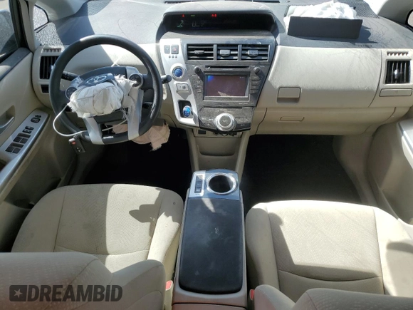 2014 Toyota Prius Two with VIN JTDZN3EU0EJ009787, listed as a Copart auction lot 50413265 with 93,312 mi miles and Salvage Title. Bid and sale history available at DreamBid. Image 8.