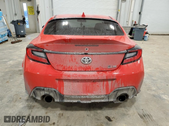 2022 Toyota GR86 Premium with VIN JF1ZNBE19N9753931, listed as a Copart auction lot 43622655 with 33,291 mi miles and Non Repairable. Bid and sale history available at carsss.com. Image 6.