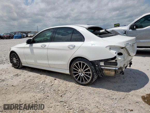 2019 Mercedes-Benz C 300 with VIN 55SWF8DBXKU310789, listed as a Copart auction lot 54862875 with 63,094 mi miles and Salvage Title. Bid and sale history available at DreamBid. Image 2.