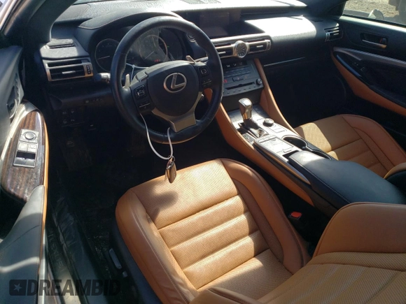 2019 Lexus RC with VIN JTHS85BC9K5004980, listed as a Copart auction lot 53319444 with 58,474 mi miles and Salvage Title. Bid and sale history available at carsss.com. Image 8.