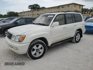 2002 Lexus LX 470 with VIN JTJHT00W923518508, listed as a Copart auction lot 50698515 with 187,691 mi miles and Clean Title. Bid and sale history available at carsss.com. Image 1.