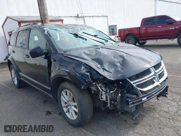 2017 Dodge Journey SXT with VIN 3C4PDCBG6HT572767, listed as a IAAI auction lot 39337554 with 159,942 mi miles and . Bid and sale history available at carsss.com. Image 1.
