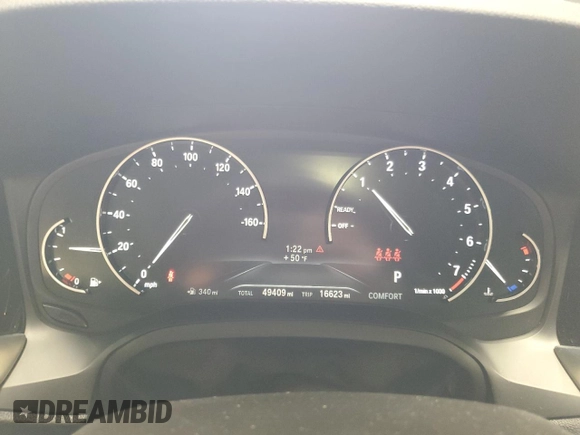 2020 BMW 3 Series 330i xDrive with VIN 3MW5R7J01L8B09304, listed as a Copart auction lot 50698125 with 49,409 mi miles and Salvage Title. Bid and sale history available at carsss.com. Image 9.