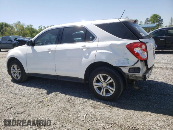 2015 Chevrolet Equinox LS with VIN 2GNALAEK2F1110872, listed as a Copart auction lot 53305095 with 69,186 mi miles and Salvage Title. Bid and sale history available at DreamBid. Image 2.