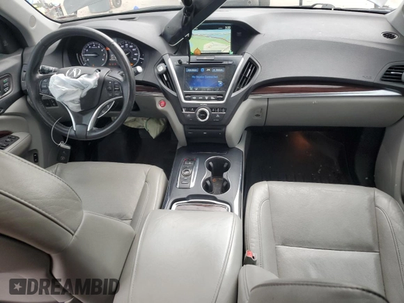 2016 Acura MDX Advance z VIN 5FRYD4H95GB057872, wystawiony jako Copart lot #56904245 z przebiegiem 107 160 mil mil oraz Szkoda całkowita • Salvage title. Historia ofert i sprzedaży dostępna na DreamBid. Obrazek 8.