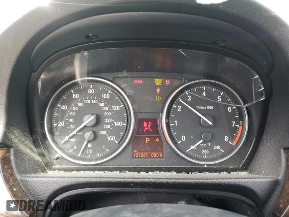 2010 BMW 3 Series 335i with VIN WBAPM7C50AA367346, listed as a Copart auction lot 50266965 with 121,205 mi miles and Salvage title. Bid and sale history available at DreamBid. Image 9.