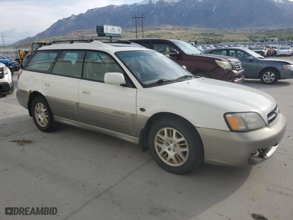 2001 Subaru Legacy Wagon Outback H6 L.L. Bean Edition with VIN 4S3BH806717664454, listed as a Copart auction lot 54248455 with 254,272 mi miles and Clean Title. Bid and sale history available at carsss.com. Image 4.