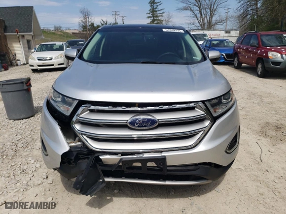 2015 Ford Edge SEL with VIN 2FMTK4J92FBB71721, listed as a Copart auction lot 54348125 with 136,931 mi miles and Salvage Title. Bid and sale history available at carsss.com. Image 5.